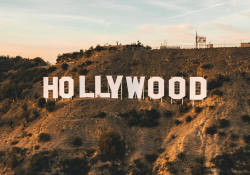 Der bekannte Hollywood-Schriftzug bei Los Angeles.