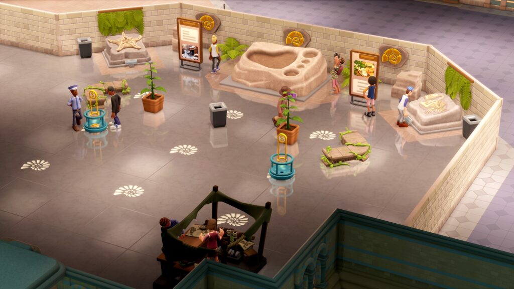 Ein noch sehr spärlich ausgestattetes Museum kurz nach Eröffnung