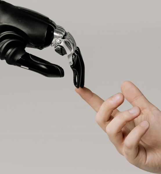 llustration zum Thema: Nimmt KI uns die Kreativität ab – Mensch und Maschine im kreativen Prozess