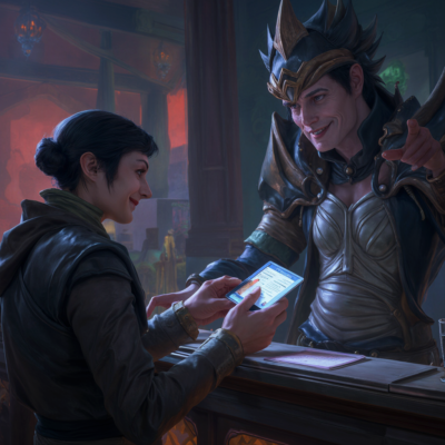 a_league_of_legends_character_is_buying_something_in_a_store_ingame_and_is_using_his_digital_credit