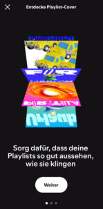 Ein Testlauf der neuen Cover-erstellen-Funktion. Ein Cover mit verschiedenen Elementen und Schriftzügen, darunter verschiedene Regler