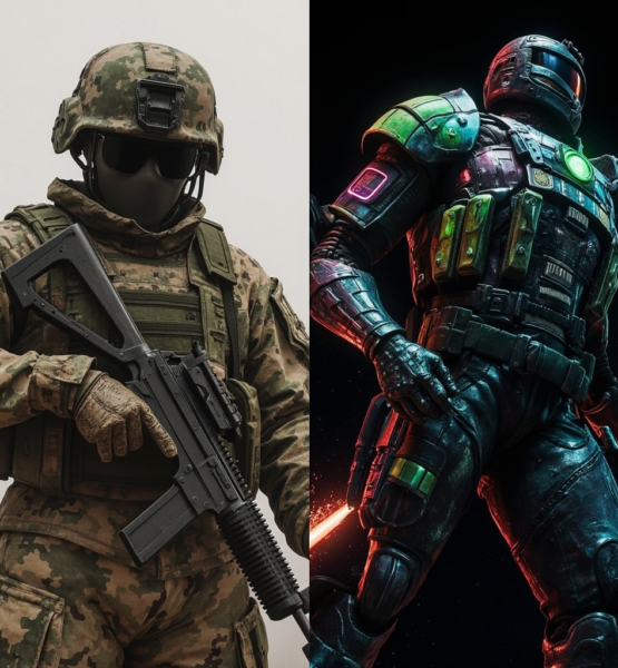 Call of Duty Skins evolution in the last years, from very subte and military to very extravagant, colorful and crazy now