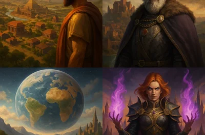 Mehrere Arten von Herrschern in realen und fiktiven Welten.