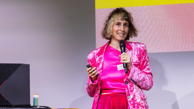 Jeanne Drach hält die Eröffnungskey note