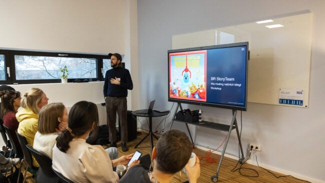 André Dér-Hörmeyer erklärt das Narrationsprinzip des "Dumplings"