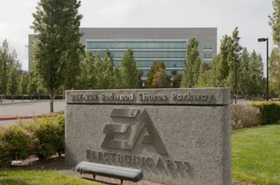 Blick auf den Electronic Arts-Hauptsitz in Redwood City.