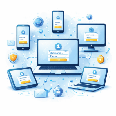 multilogin visualisiert, bild 1:1