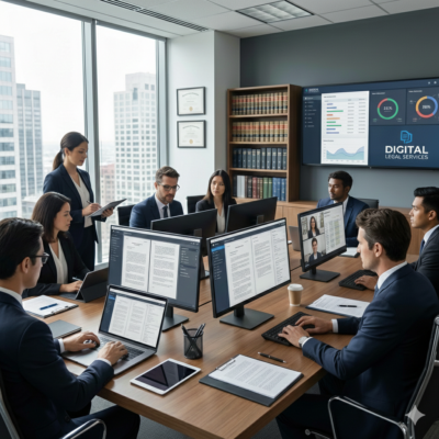 bild 1:1, digitale Anwaltskanzlei, realistisch