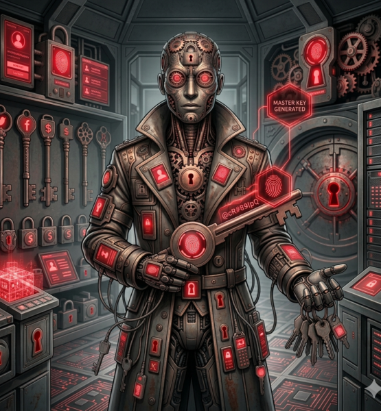 bild 1:1, Passwort Manager, aber als Person dargestellt