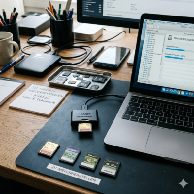 Bild 1:1, SD Karten müssen wiederhergestellt werden