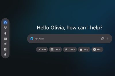 Oberfläche der Alexa-Webapp, die stark an Chat-KIs erinnert.
