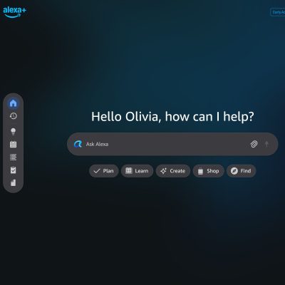 Oberfläche der Alexa-Webapp, die stark an Chat-KIs erinnert.